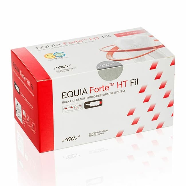 GC EQUIA Forte HT Fil Bulk Fill Glass Hybrid Restorative System – High Translucency Glass Ionomer Restorative for Posterior Teeth by Dental Professionals Worldwide

