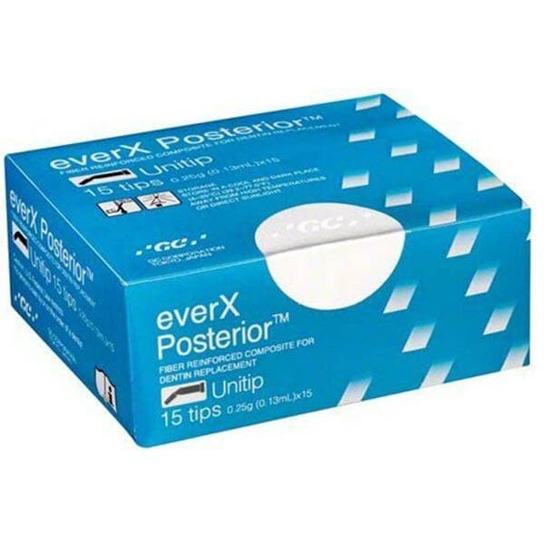 GC everX Posterior Unitip – short fiber reinforced composite for high-strength posterior bulk fill restorations in dental clinics and restorative dentistry globally
