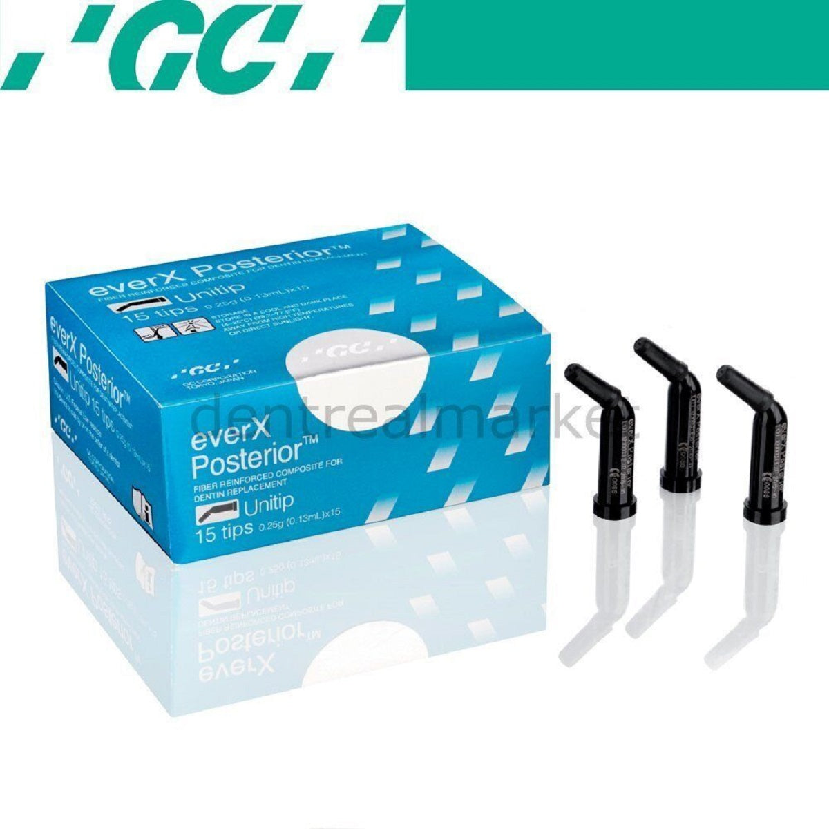 everX Posterior by GC – Fiber Reinforced Composite Unitip 15 Tips Pack