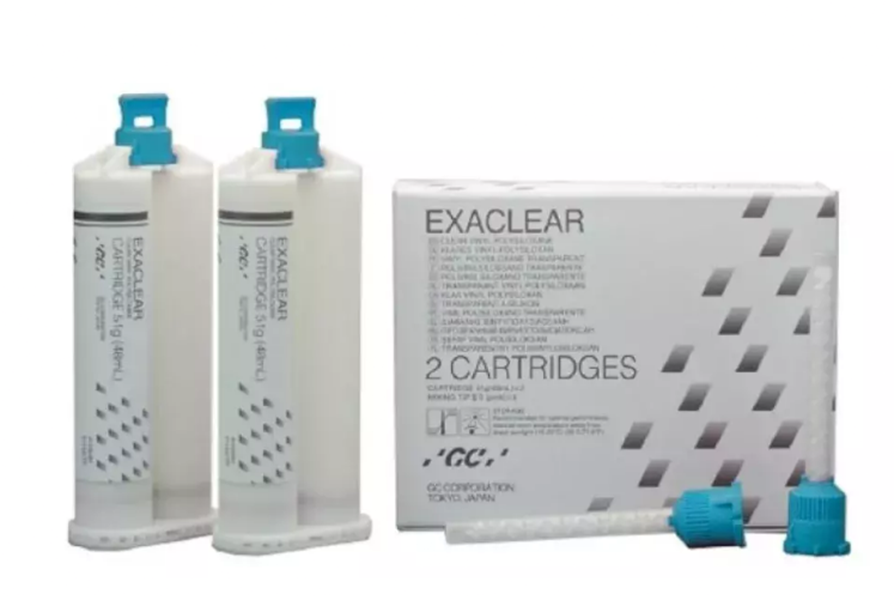 GC Exaclear Clear Transparent VPS Vinyl Polysiloxane Dental Impression Material Light-Curable by GC Corporation Japan