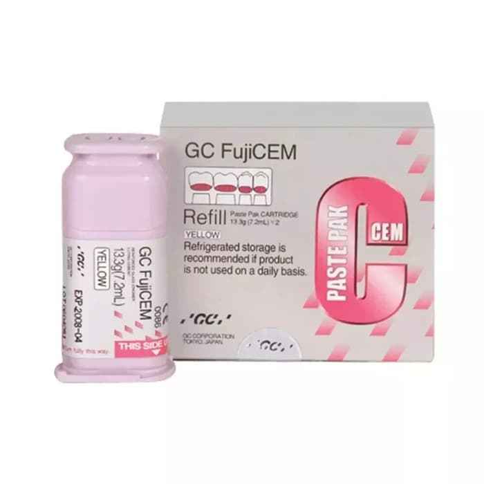 GC Fuji CEM Glass Ionomer Luting Cement 13.3g – Crown & Bridge Cementation
