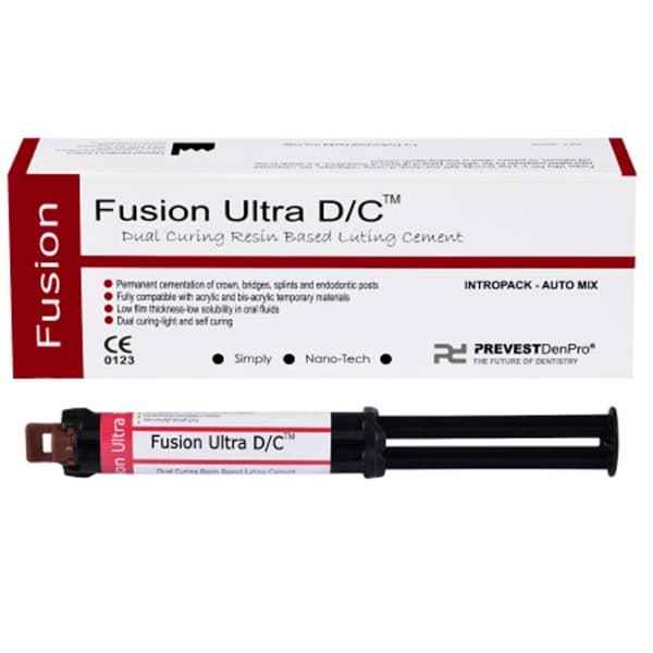 Dual Cure Resin Cement Fusion Ultra – 25μm Film Thickness 2-Stage Polymerization Fast Cleanup
