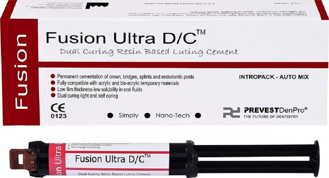 Fusion Ultra D/C Resin Cement Intro Pack with 4 Mixing Tips and Intraoral Tips

