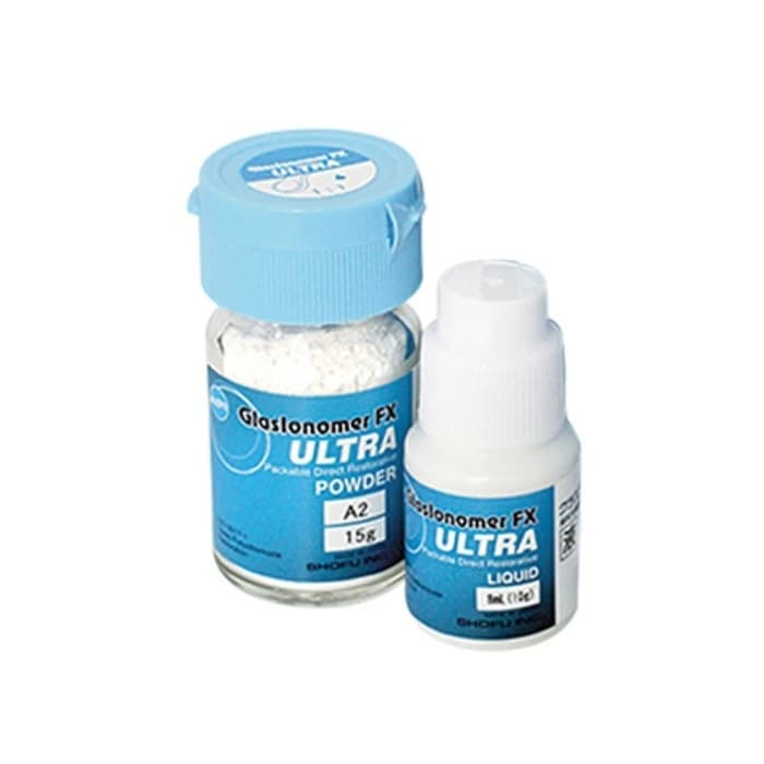 Shofu FX Ultra GIC A2 Powder Bottle 15g - Bulk Fill Glass Ionomer Restorative