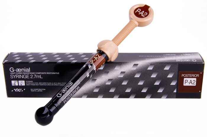 GC G-aenial Posterior Composite Syringe 2.7mL – MFR Hybrid Light-Cure Radiopaque Posterior Composite
