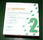 GC Gold Label 2 Powder 15g Bottle Shade 2 Light Yellow – Radiopaque Self-Cure Glass Ionomer Restorative Cement by GC Corporation