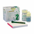 GC Gold Label 2 Universal Restorative Big Pack – Powder 15g Liquid 10g Shade 2 Light Yellow by GC Corporation Japan – Radiopaque Self-Cure Glass Ionomer for Dentists and Dental Professionals
