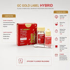 GC Gold Label Hybrid Glass Hybrid Restorative complete kit with mixing pad and spatula – wear resistant self-adhesive posterior filling material for dental clinics and hospitals worldwide

