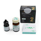 GC Gold Label 2 LC Light-Cured Universal Glass Ionomer Restorative 1-1 PKG Shade A2 – Powder 15g Liquid 8g by GC Corporation Japan