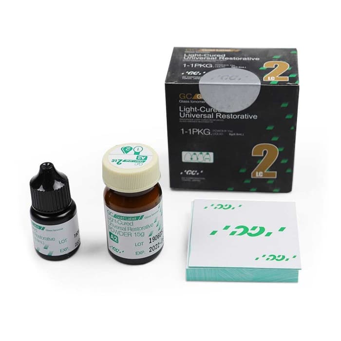 GC Gold Label Light-Cured LC 2 Glass Ionomer Filling Material for Dental Clinics, Hospitals, and Professional Restorative Treatments
