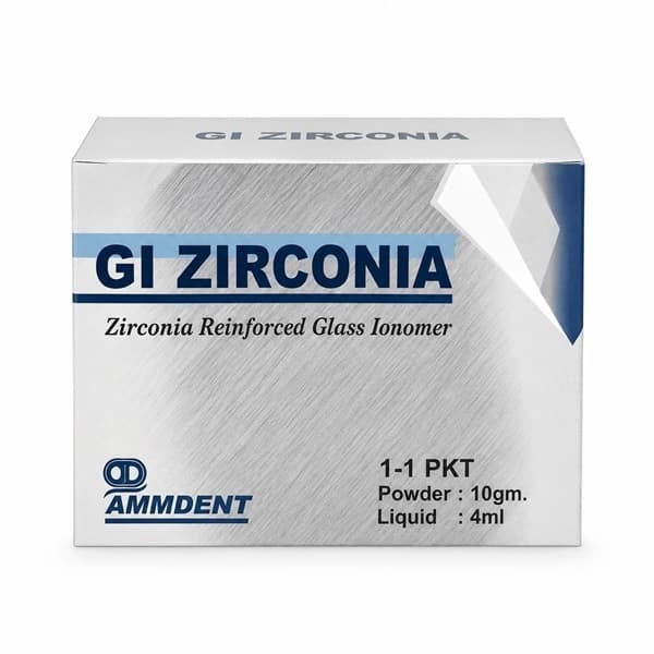 Ammdent GI Zirconia Reinforced Glass Ionomer Cement - Front Packaging View