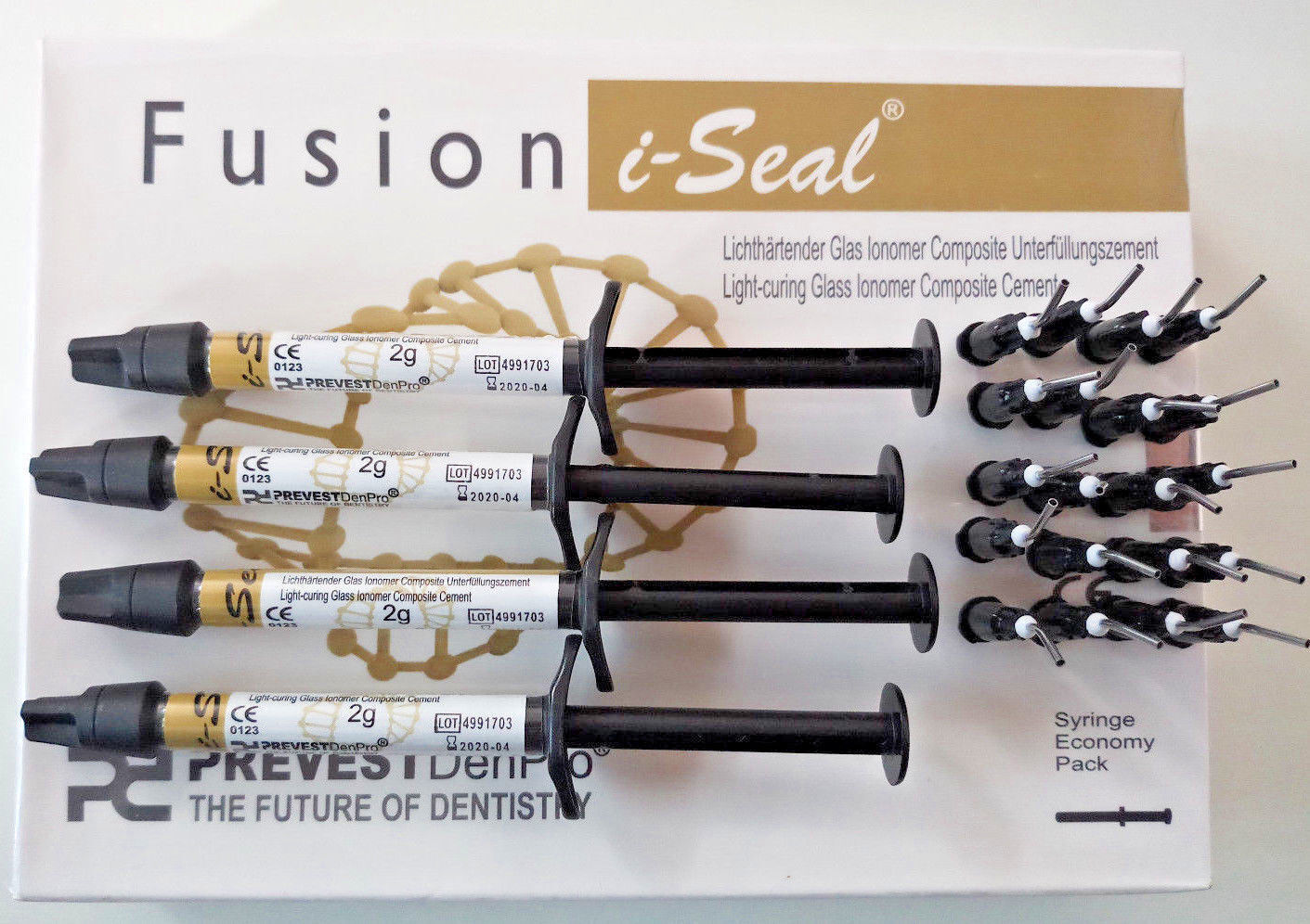 Prevest DenPro Fusion i-Seal Syringe Economy Pack – Complete Kit with Syringes and Applicator Tips