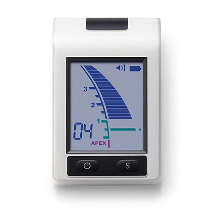 J Morita Root ZX Mini Apex Locator RCM-7 front view with LCD display