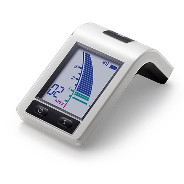 J Morita Root ZX Mini apex locator with file holder and lip hook accessories
