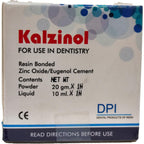 DPI Kalzinol Zinc Oxide Eugenol Cement Powder Liquid Kit for Dental Restorations