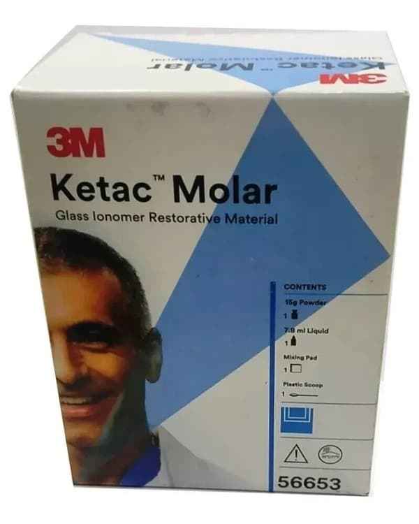 3M ESPE Ketac Molar GIC Box – Glass Ionomer Restorative Material 56653 Front View

