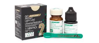 GC Corporation Gold Label 2 LC Universal Restorative – CE Marked ISO Certified Light-Cure Glass Ionomer Shade A2