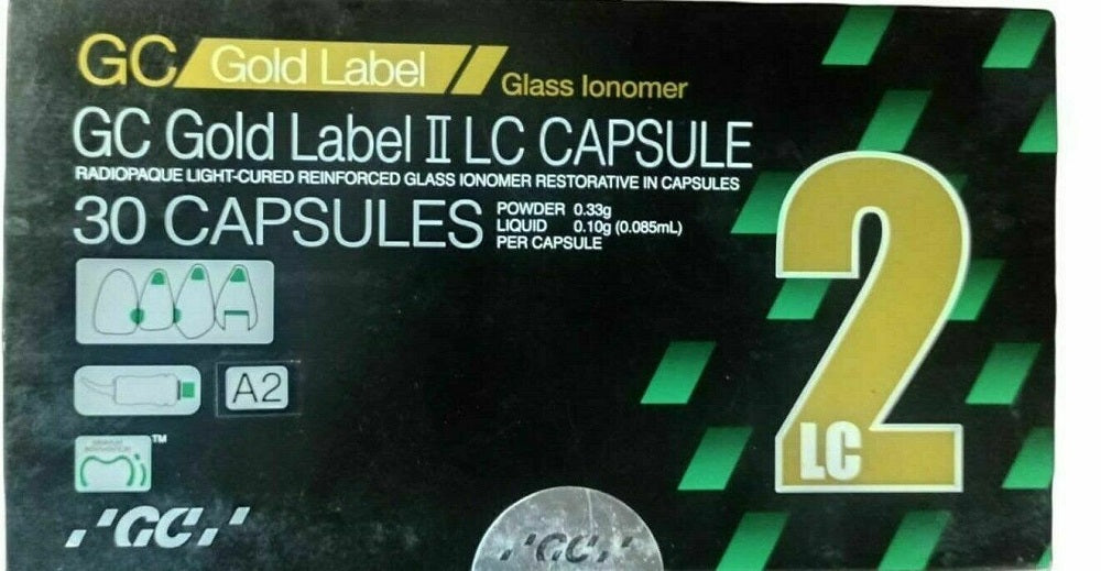 GC Corporation Fuji II LC Capsule Dental Restorative – CE Marked ISO Certified Glass Ionomer