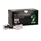 GC Fuji II LC Capsule 50 Capsules Shade A2 – Light-Cured Glass Ionomer Restorative by GC Corporation