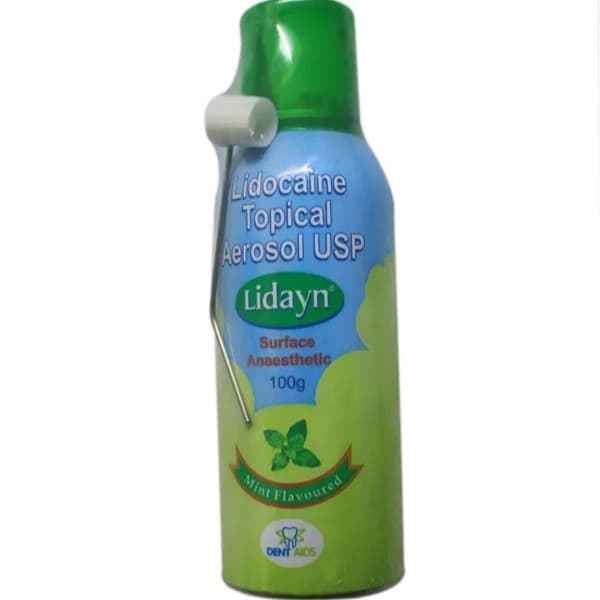 Lidayn lidocaine topical spray CFC-free 7.5mg per actuation for oral mucosa anaesthesia