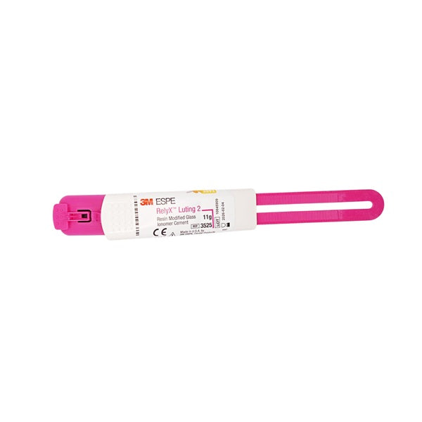 3M ESPE RelyX Luting 2 – 11g Clicker Dispenser Top View, Resin Modified Glass Ionomer Dental Luting Cement
