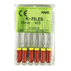 Mani Stainless Steel K-Files for Root Canal Shaping – All Sizes 21mm & 25mm Available