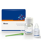 Voco Meron Glass Ionomer Luting Cement – Complete Kit with Powder Bottle, Liquid Dropper and Green Measuring Spoon, Made in Germany by VOCO
