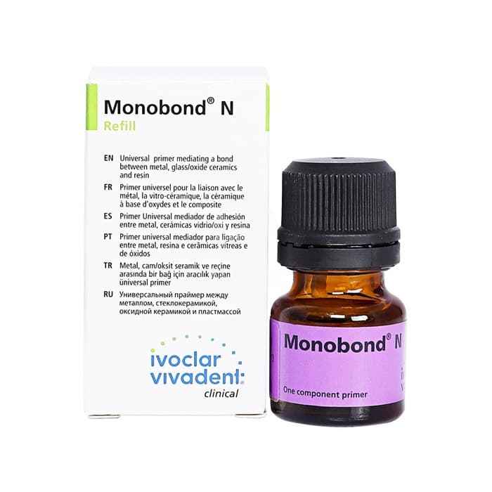 Ivoclar Monobond N – Universal Compatibility Silicate Ceramics Zirconia Metal Composite Resin
