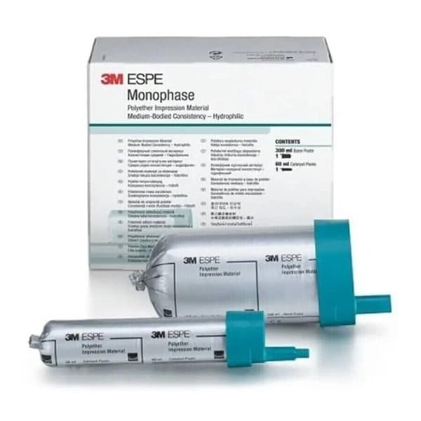 "3M ESPE Soft Monophase Polyether Impression Material – Medium-Body Hydrophilic Impression Material for Precise Dental Impressions 