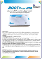 MTA endodontic repair cement powder and liquid components