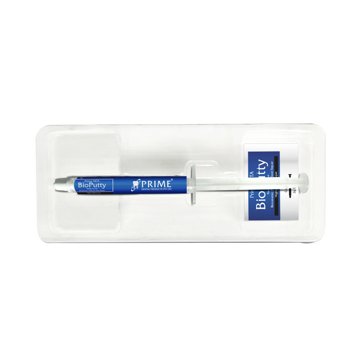 Prime MTA BioPutty – Pre-Mixed Bioceramic Putty in Sterile Packaging, 2g Syringe