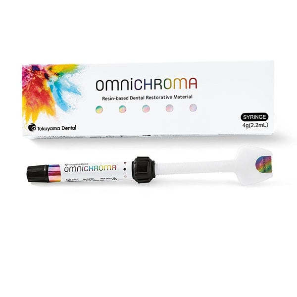 Tokuyama Dental Omnichroma 4g (2.2mL) Syringe – Universal Single Shade Light-Cure Resin Composite for Anterior and Posterior Restorations
