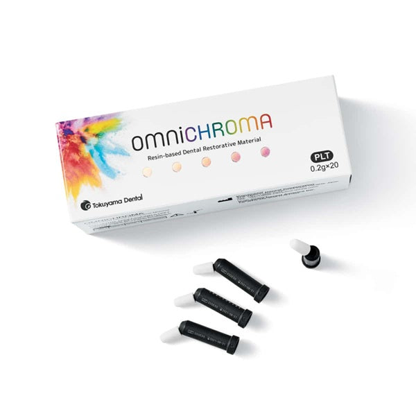 Tokuyama Omnichroma PLT Pack – 20 x 0.2g Single-Use Pellets, Universal Shade Composite for All Tooth Colors A1 to D4
