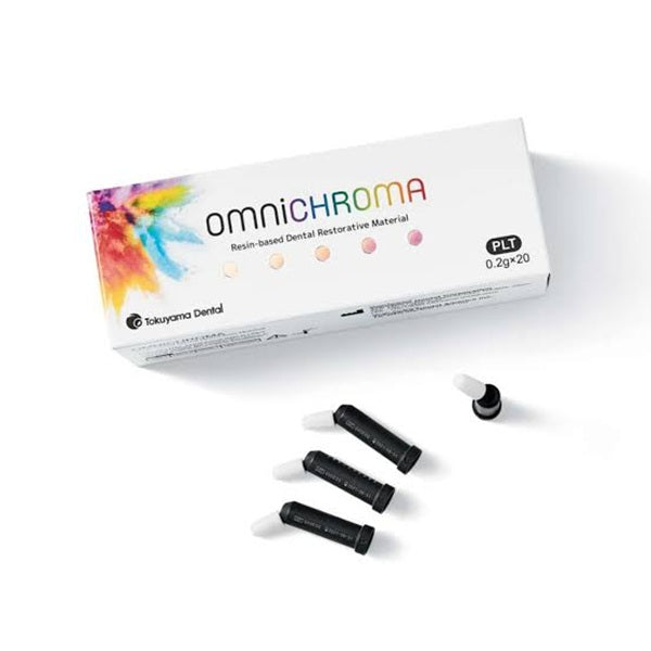 Tokuyama Omnichroma PLT Pack 0.2g x 20 – Single Universal Shade Dental Composite Pellets by Tokuyama Dental Japan
