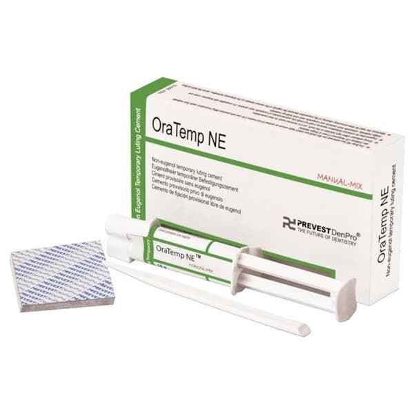 Prevest DenPro OraTemp NE eugenol-free temporary luting cement for inlay onlay and splint cementation