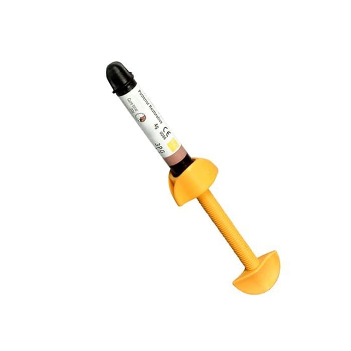 3M ESPE Filtek P60 Posterior Restorative Dental Composite Syringe A3 Shade 4g Angled View for Dentists – Available in A3 and B2 Shades, Light-Cure Packable Posterior Composite by 3M ESPE USA
