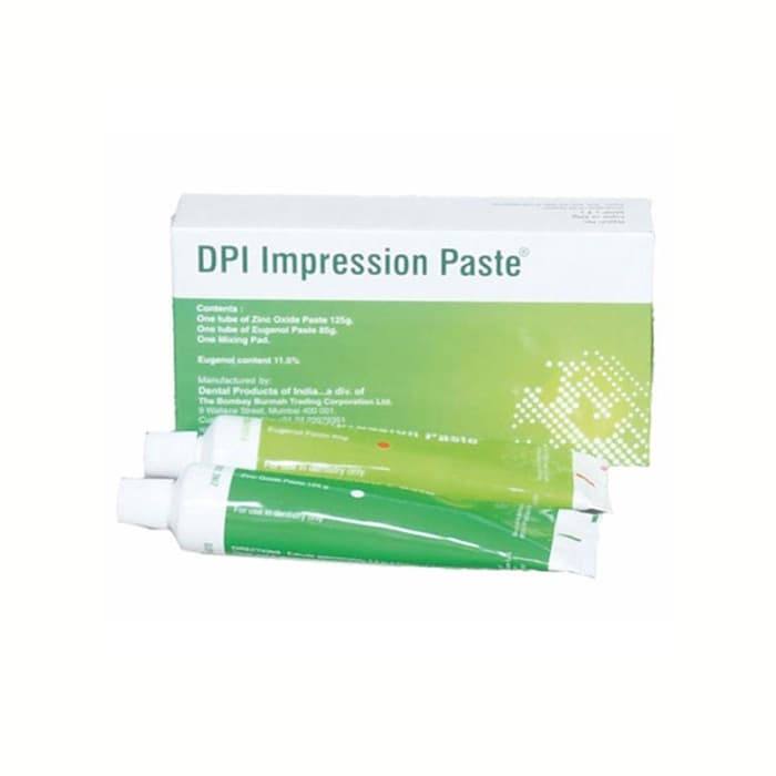 DPI Impression Paste – ZOE Based Dental Impression Material Edentulous Complete Denture Prosthodontics
