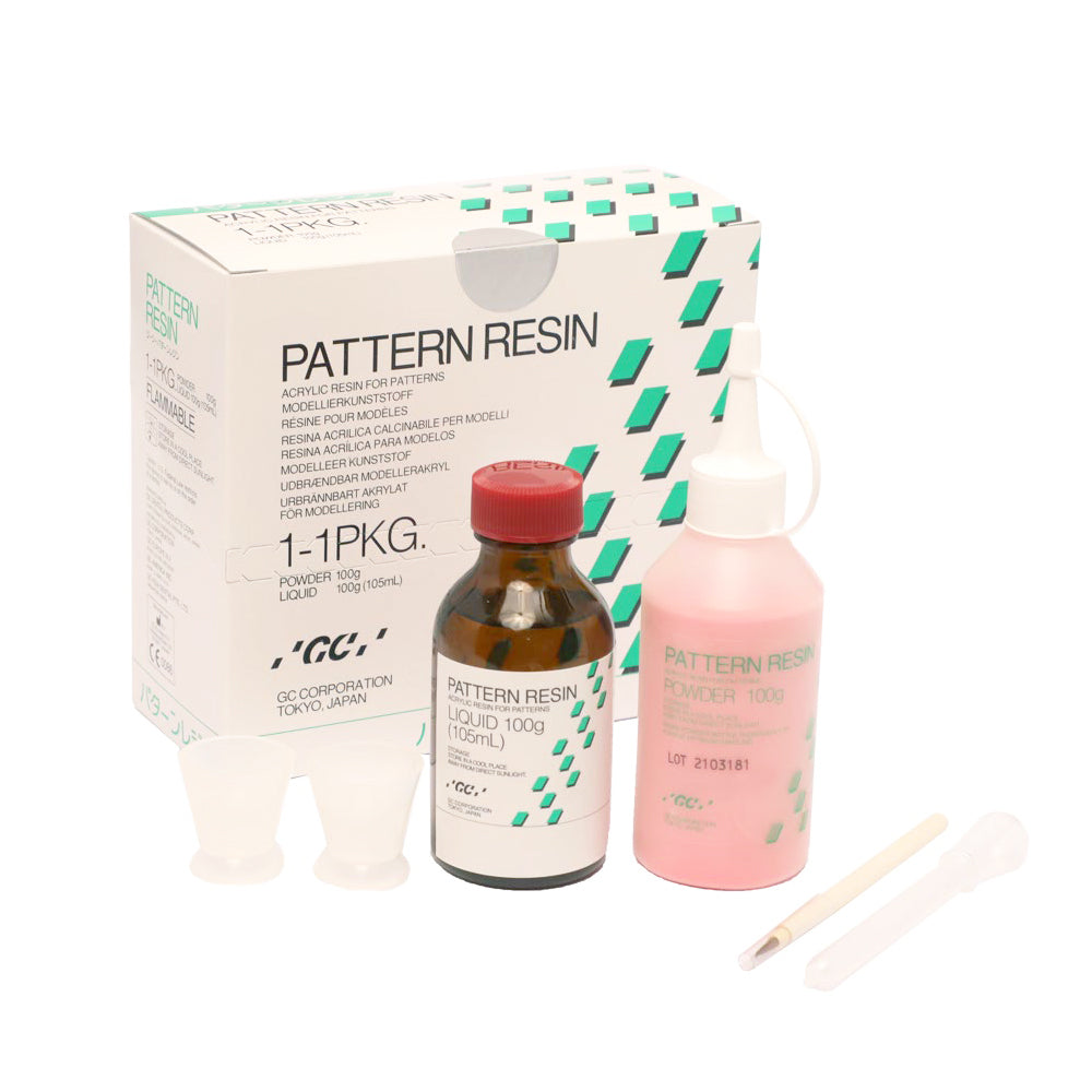 GC Pattern Resin Self-Curing Acrylic Resin Kit 100g Powder and 105mL Liquid by GC Corporation Tokyo Japan