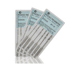 Peeso Reamers 32mm #1-6 Stainless Steel – Set of 6 Machine-driven Endodontic Instruments
