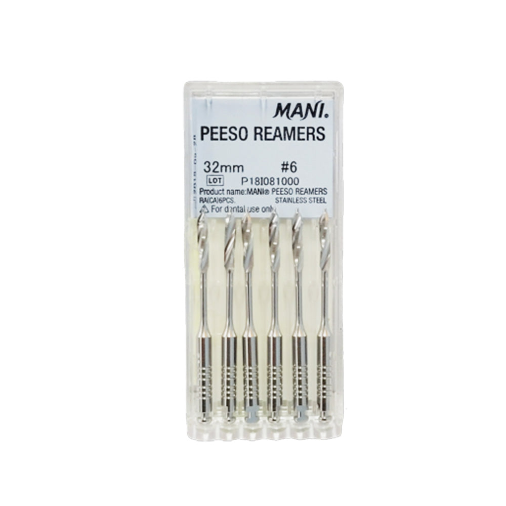 Peeso Reamer 32mm Stainless Steel – Close-up View of Endodontic Post Space Preparation Tool
