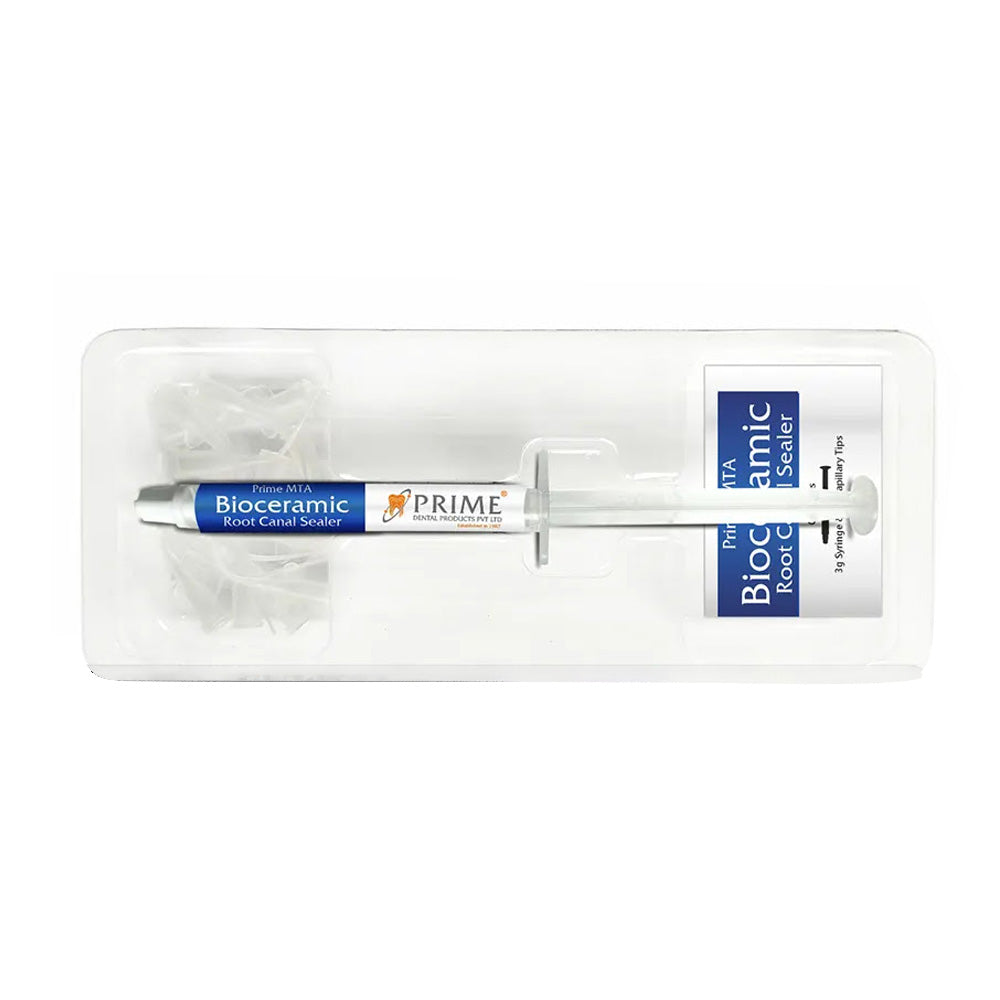 Prime MTA Root Canal Sealer Kit – 3g Syringe & 15 Tips for Endodontic Obturation