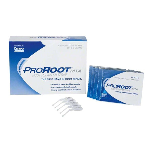 Dentsply ProRoot MTA White Root Repair Material Box with Individual Treatment Sachets – Dental MTA Cement
