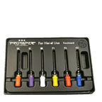 Dentsply Sirona ProTaper Universal NiTi hand files for root canal shaping – progressive taper design