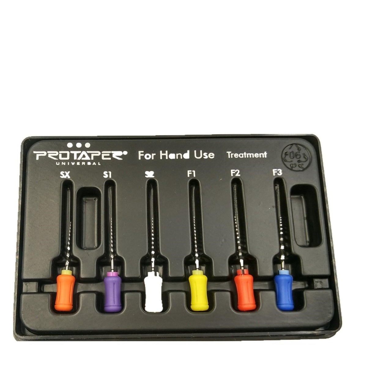 Dentsply Sirona ProTaper Universal NiTi hand files for root canal shaping – progressive taper design