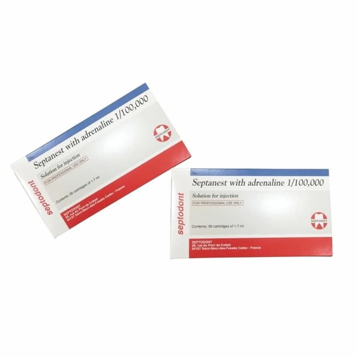 Septanest – Articaine HCl 4% with Epinephrine 1:100000
