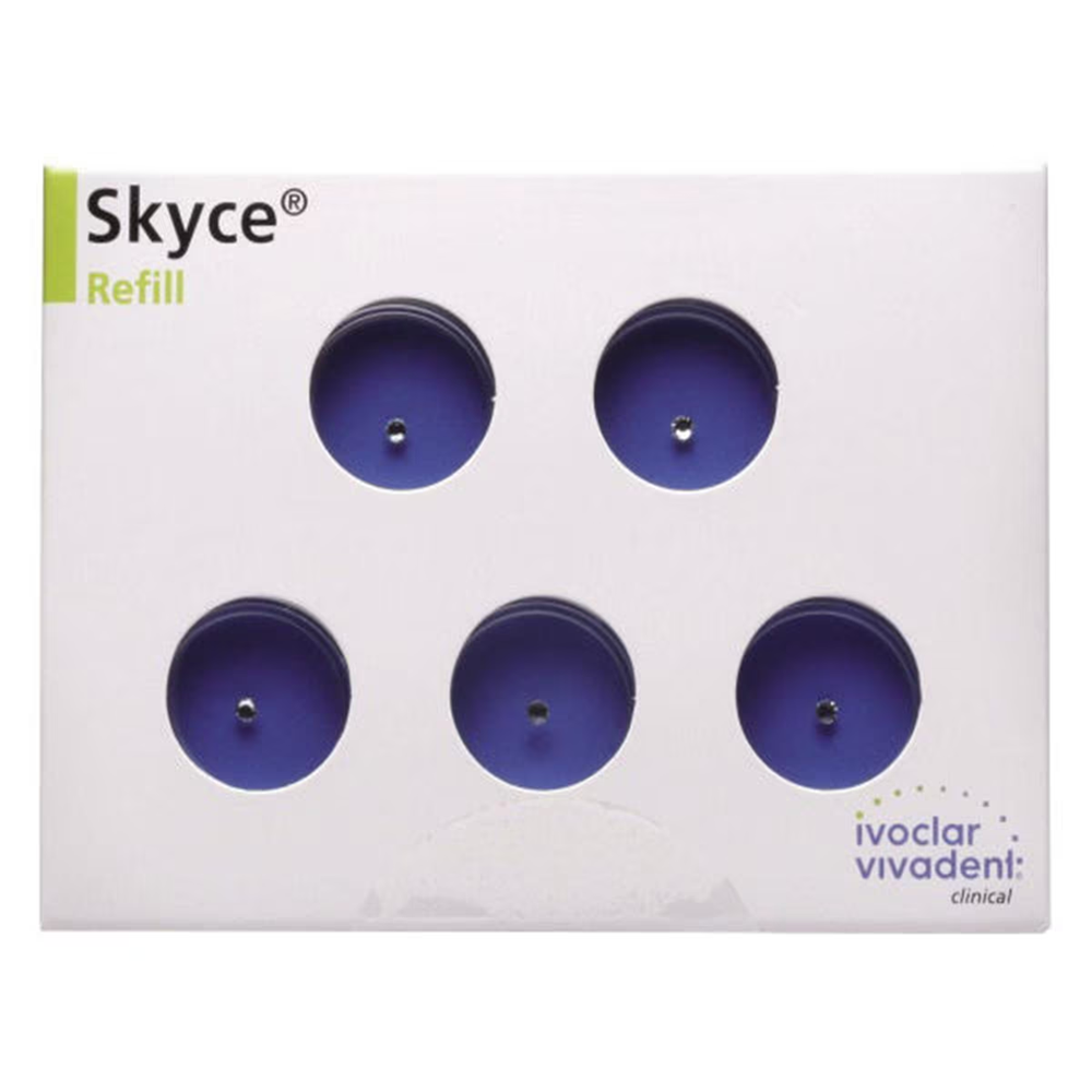 Ivoclar Vivadent Skyce Refill pack - 5 crystal gems for professional dental application