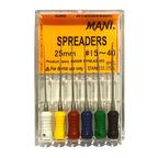 Mani Spreaders Stainless Steel 6 Pcs - Endodontic Lateral Condensation Instruments