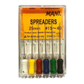 Mani Finger Spreaders 25mm Stainless Steel Endodontic Instrument Pack of 6
