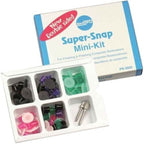 Shofu Super-Snap Mini-Kit - double sided polishing disc set with color-coded grits and mandrels in organized tray