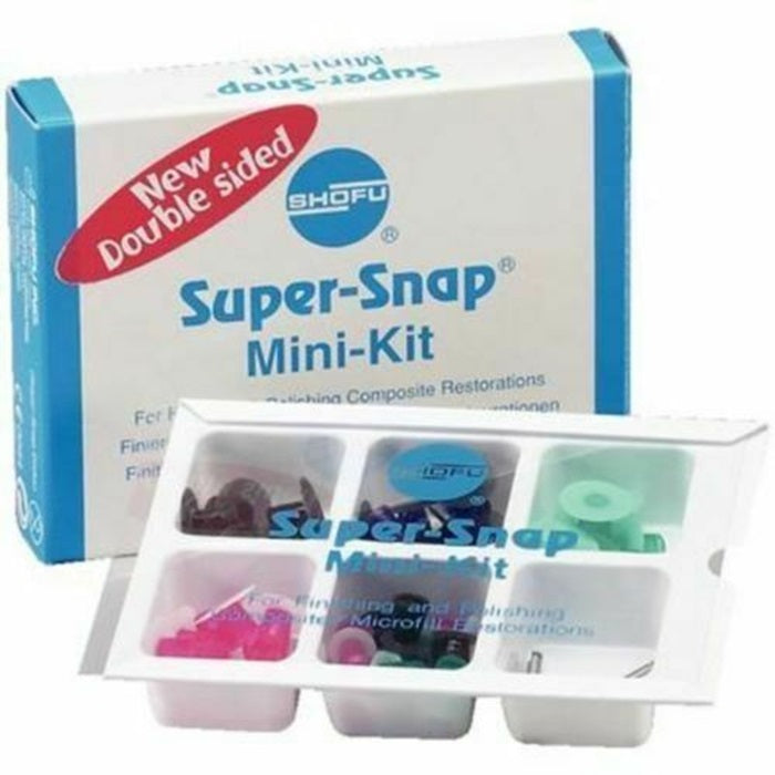 Shofu Super-Snap Mini-Kit - assorted color-coded polishing discs for composite finishing and polishing